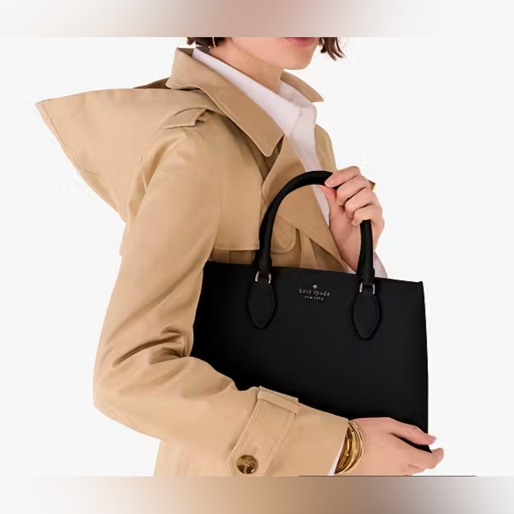 Kate Spade Rae Medium Satchel Black - Picture 3 of 7